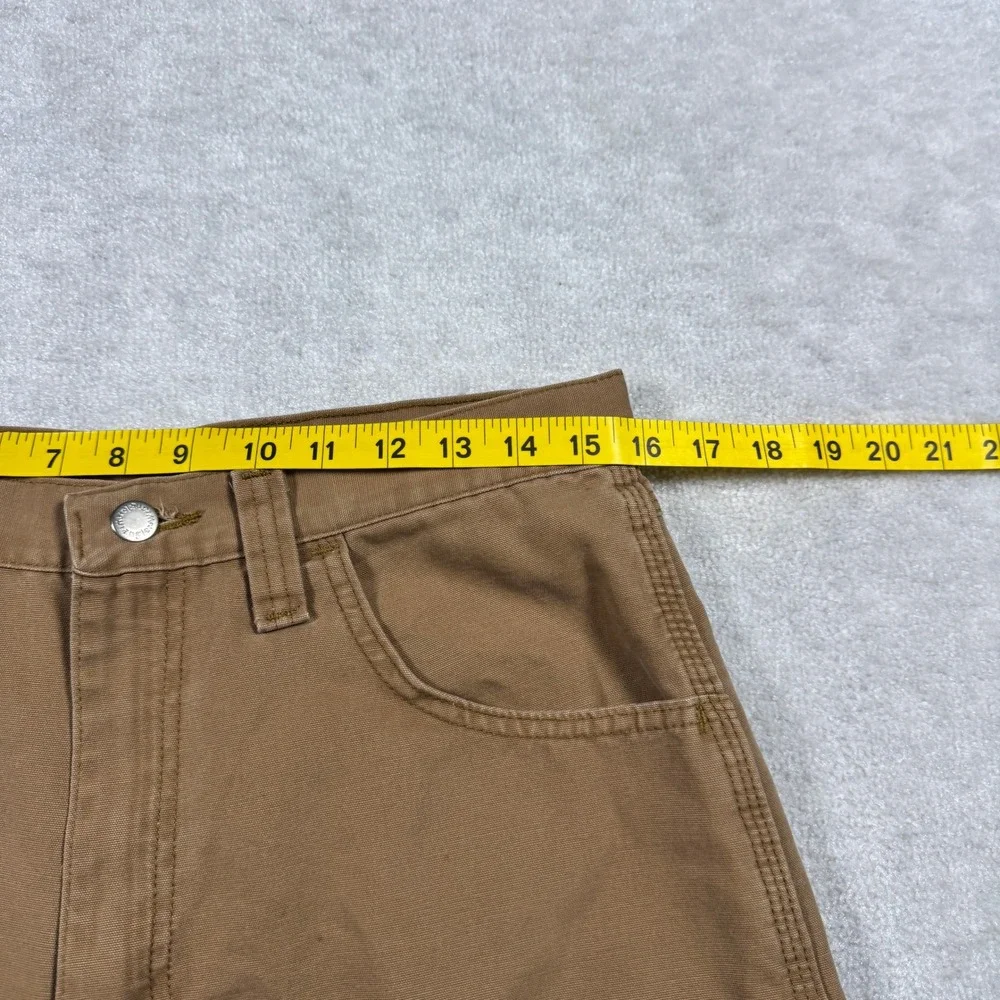 Wrangler Carpenter Shorts Men 32 Brown Authentic‎ Issue 64WC2AO Utility Canvas